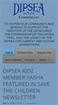 Mobile Screenshot of dipseafoundation.org
